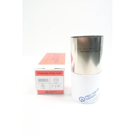Precision Brand Stainless Shim 0.005in 6in X 60in Other Metalworking Tools & Consumable 22153 22LX5